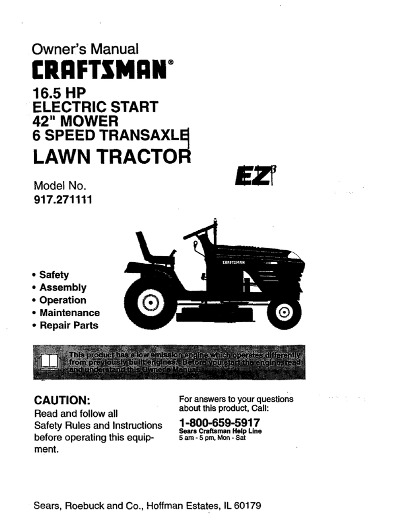 Craftsman EZ3 917.271111 User manual