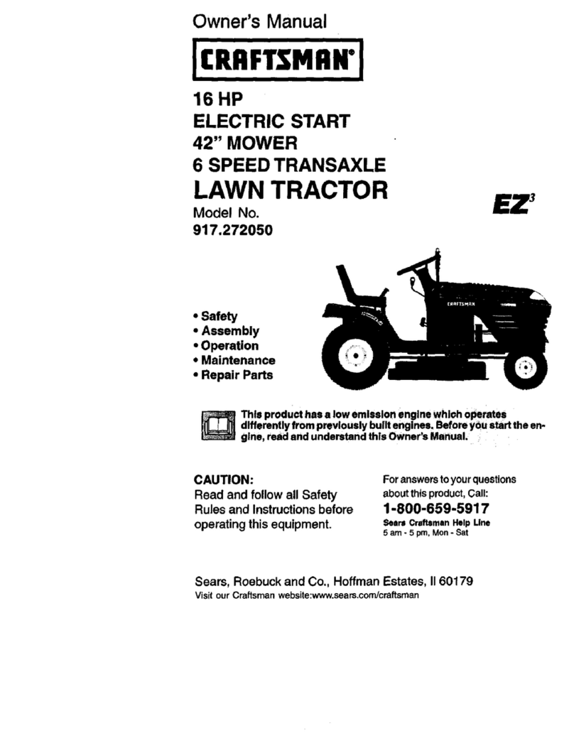 Craftsman EZ3 917.272050 User manual
