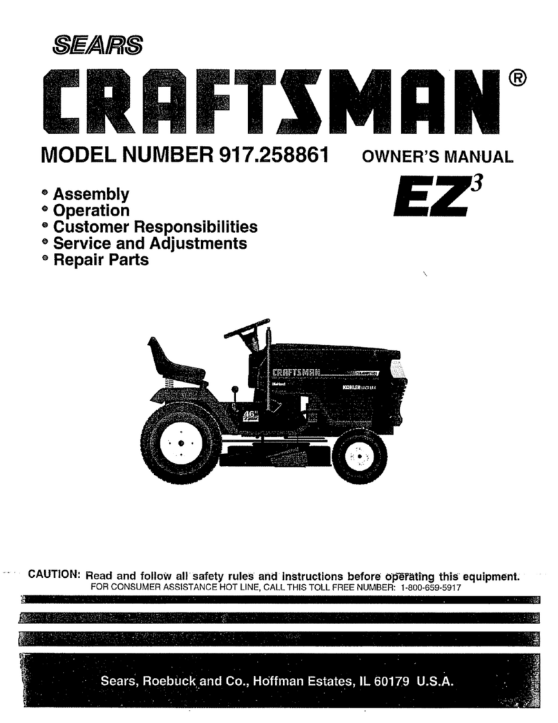 Craftsman EZ3 917.258861 User manual