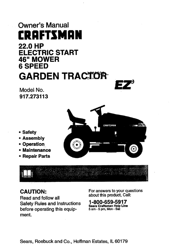 Craftsman EZ3 917.273113 owner's manual