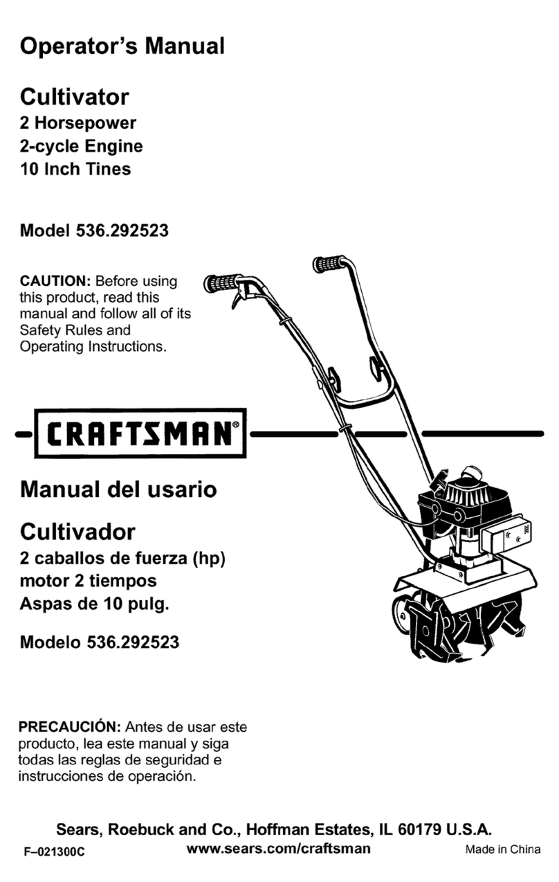 Craftsman 536.292523 Operator's manual