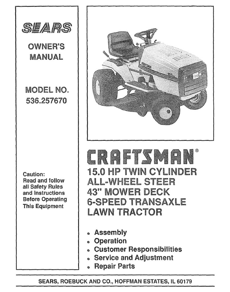 Craftsman 536.257670 owner's manual