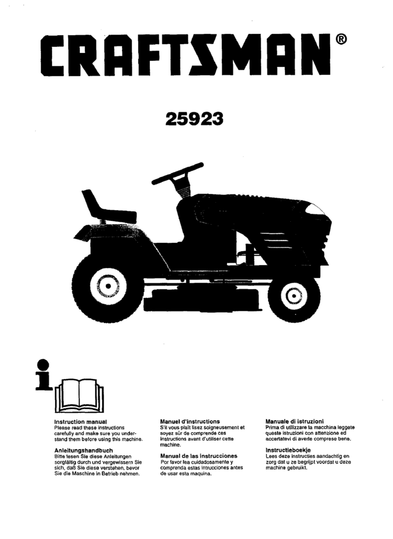 Craftsman 25923 instruction manual