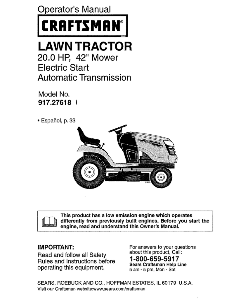 Craftsman 917.276181 User manual