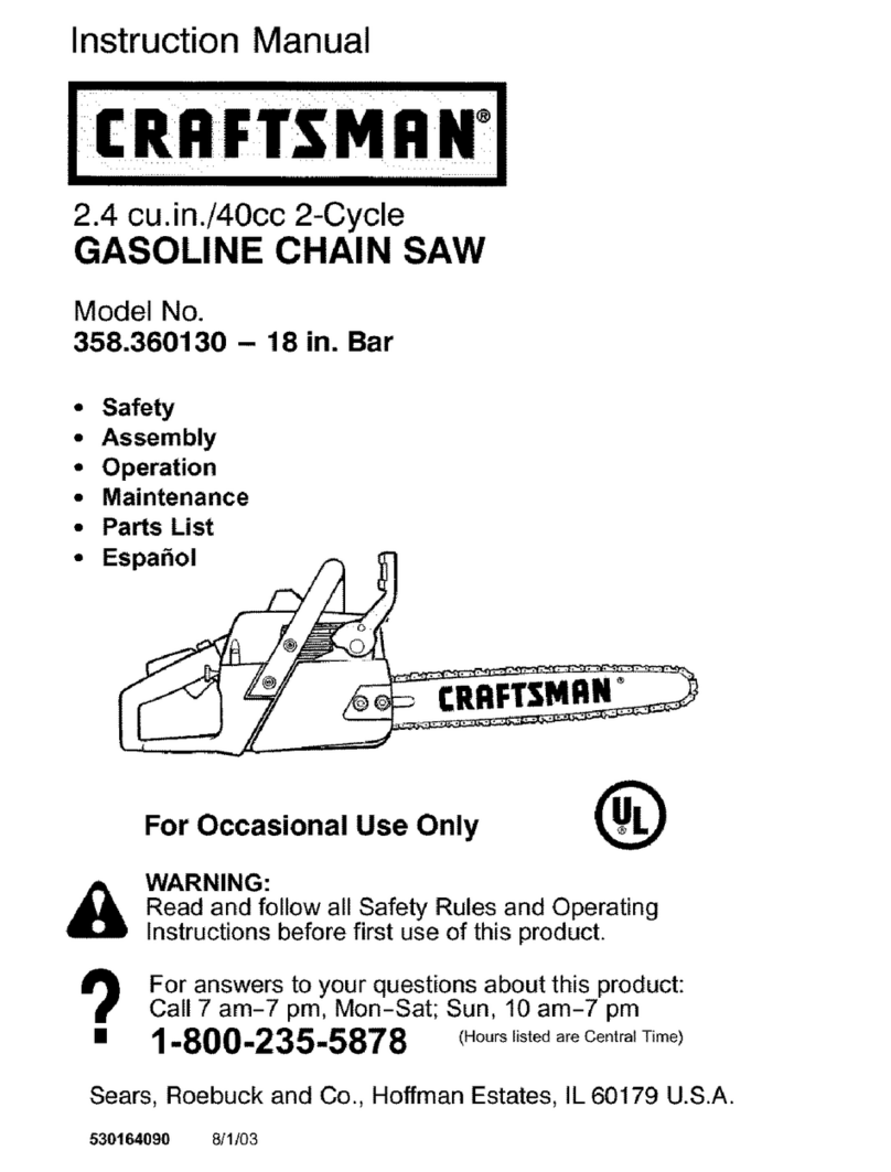 Craftsman 358.360130 instruction manual