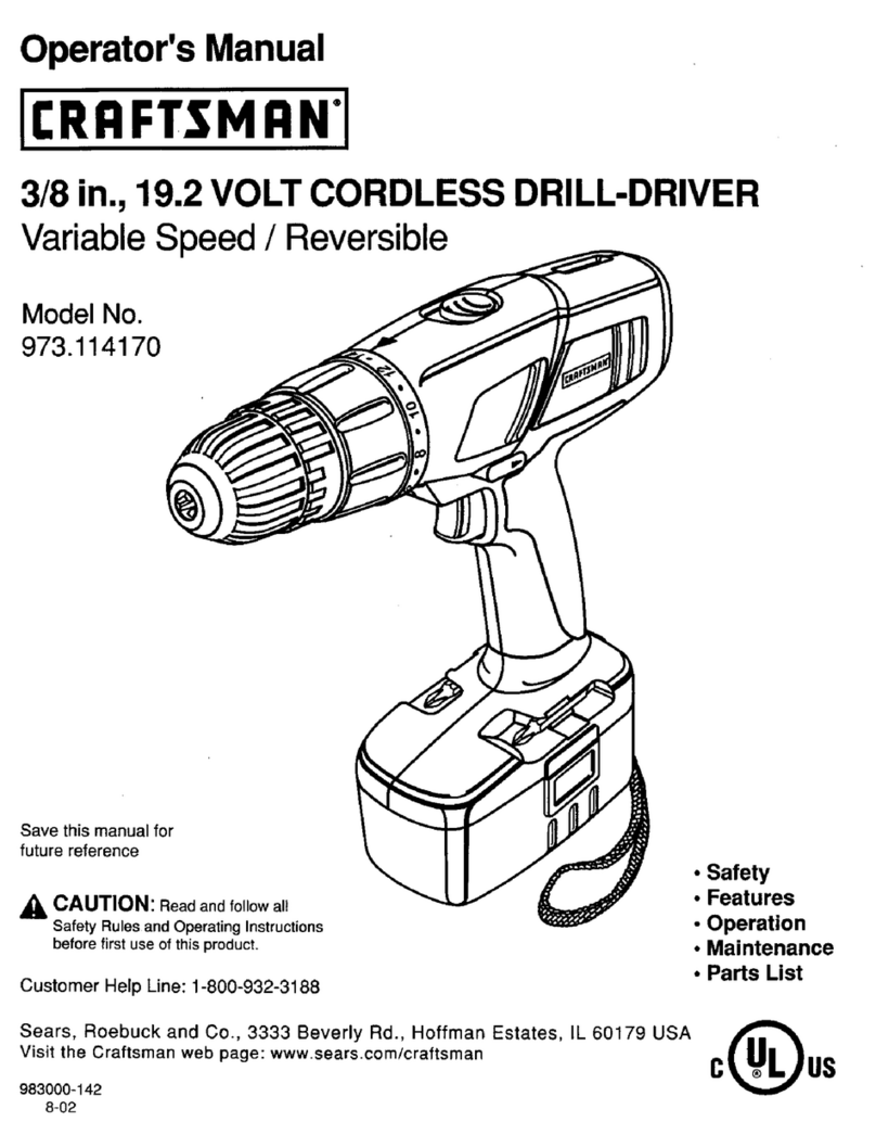 Craftsman 973.114170 Operator's manual