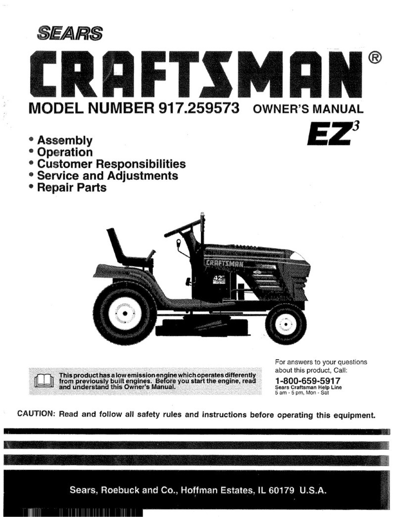 Craftsman EZ3 917.259573 User manual