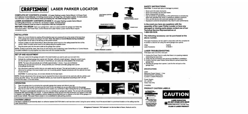 Craftsman 41A638-1 instructions Craftsman 41A638-1 instructions