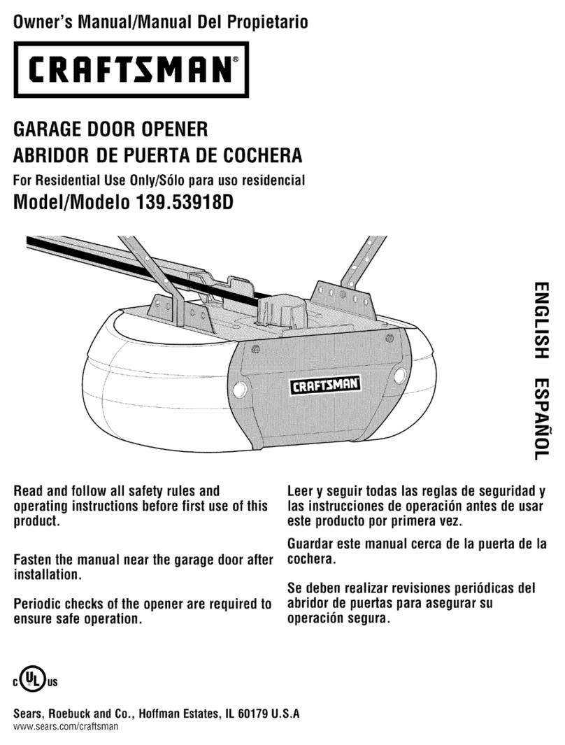 Craftsman 139.53918D owner's manual