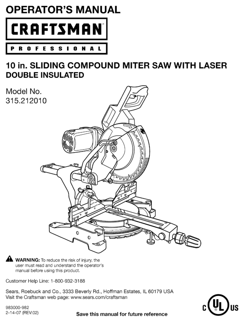 Craftsman 315.212010 User manual