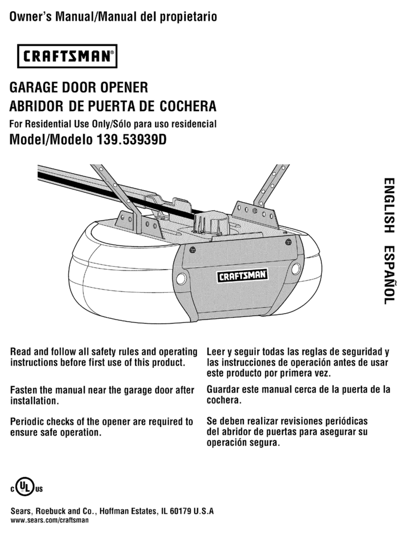 Craftsman 139.53939D owner's manual