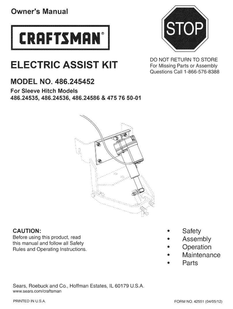 Craftsman 486.245452 User manual