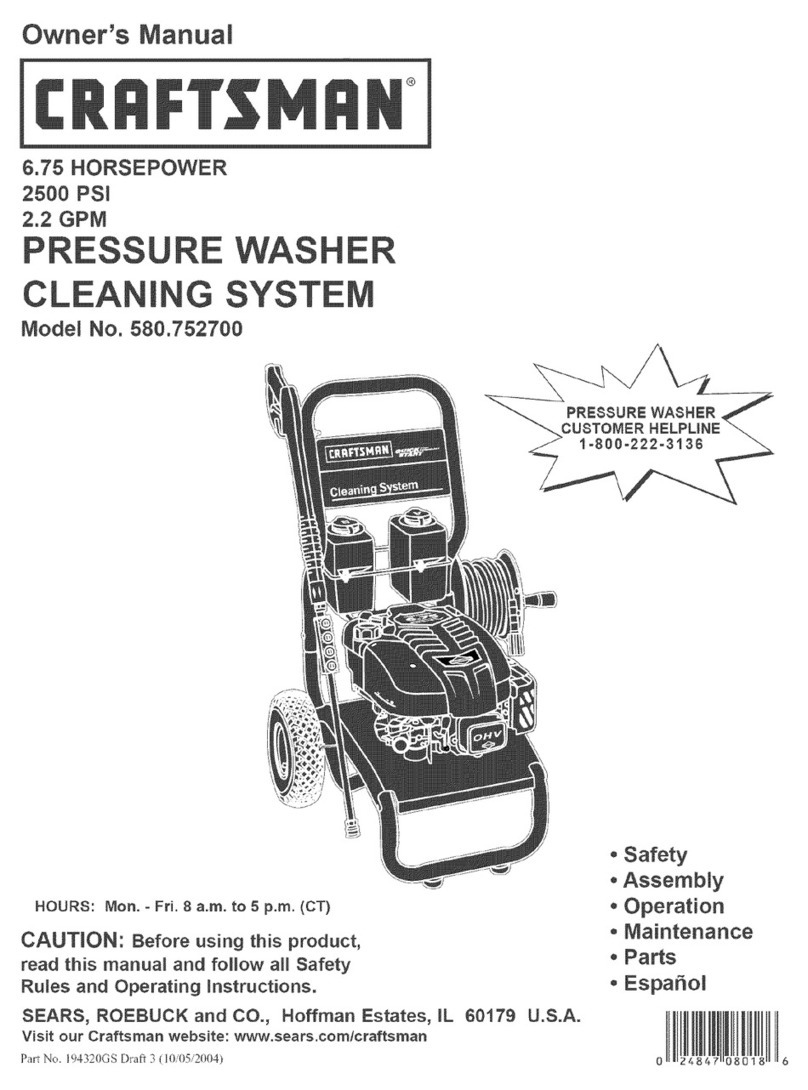 Craftsman 580.752700 User manual
