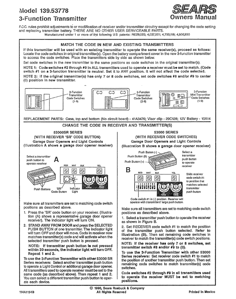 Craftsman 139.53778 owner's manual