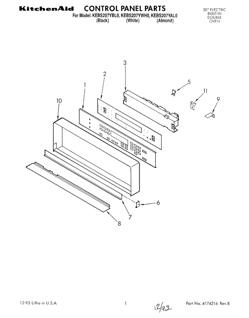 KitchenAid KEBS207YAL0 parts list
