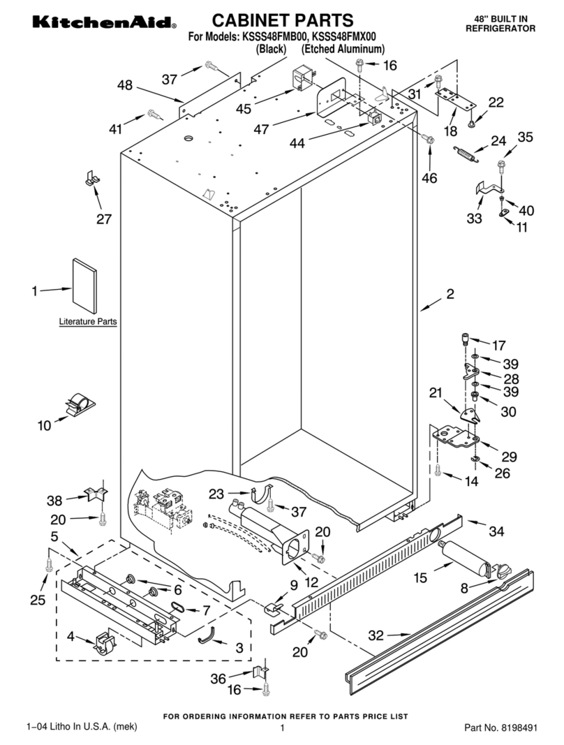 KitchenAid KSSS48FMB00 User manual KitchenAid KSSS48FMB00 User manual