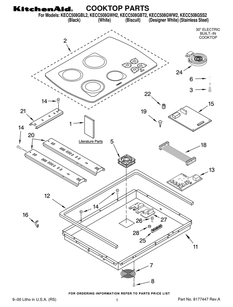 KitchenAid KECC508GWW2 User manual