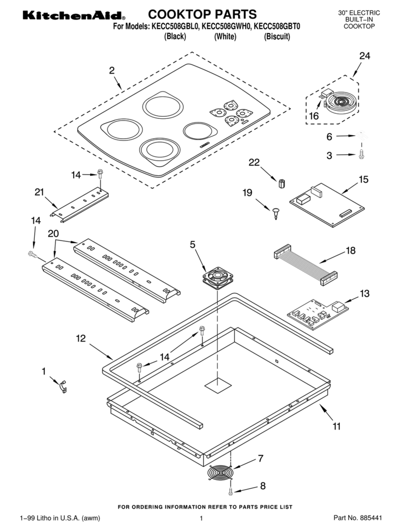 KitchenAid KECC508GBL0 User manual