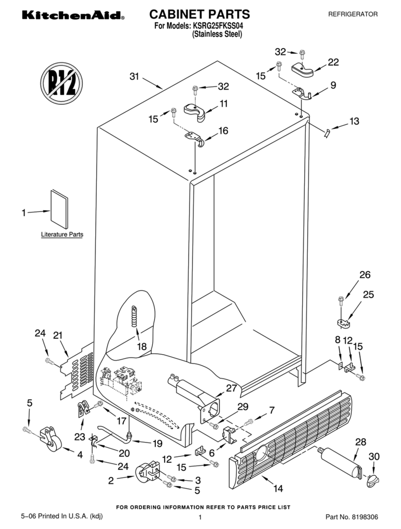 KitchenAid KSRG25FKSS04 User manual