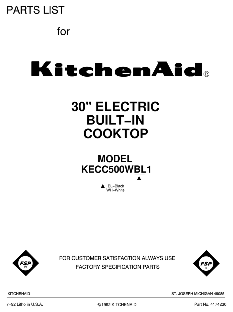 KitchenAid KECC500WBL1 User manual