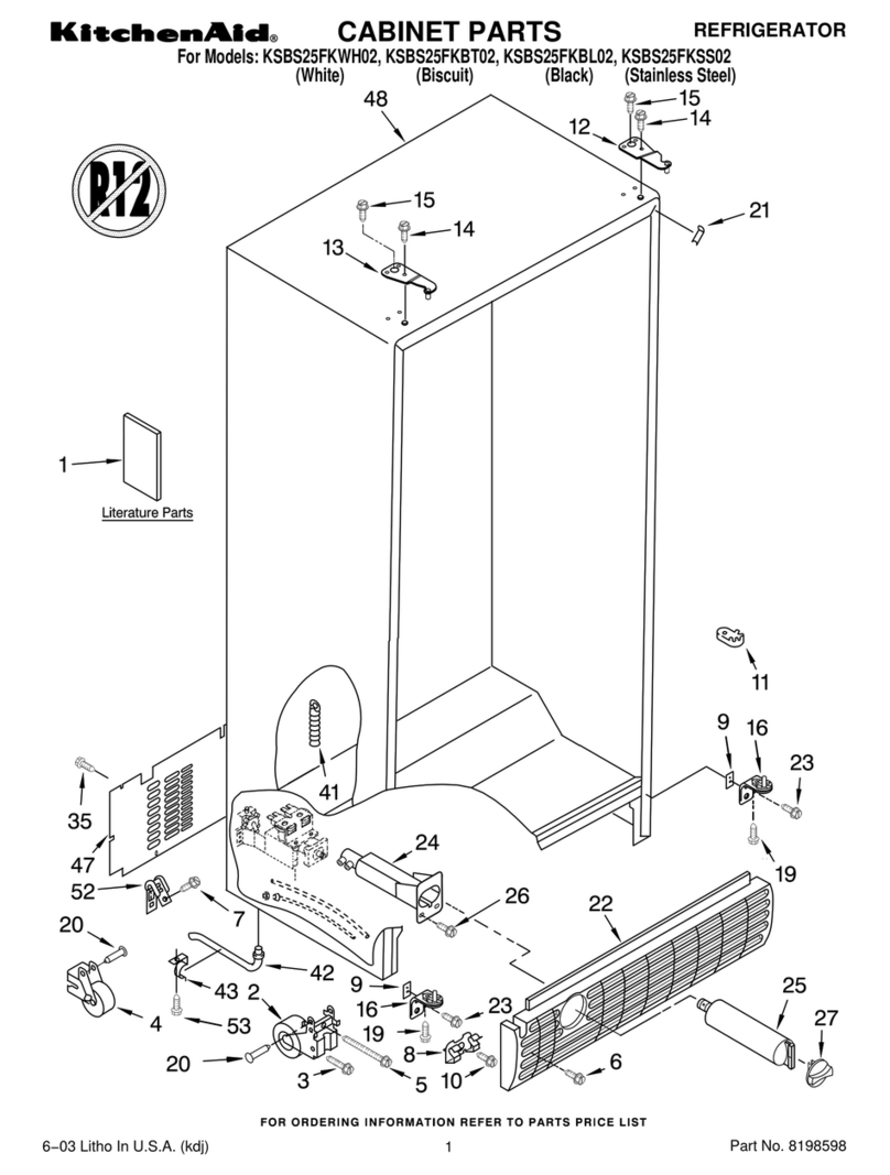 KitchenAid KSBS25FKBL02 User manual KitchenAid KSBS25FKBL02 User manual