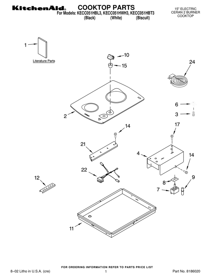 KitchenAid KECC051HBL3 parts list KitchenAid KECC051HBL3 parts list