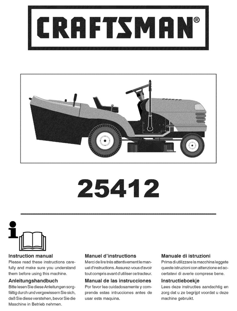 Craftsman 25412 User manual