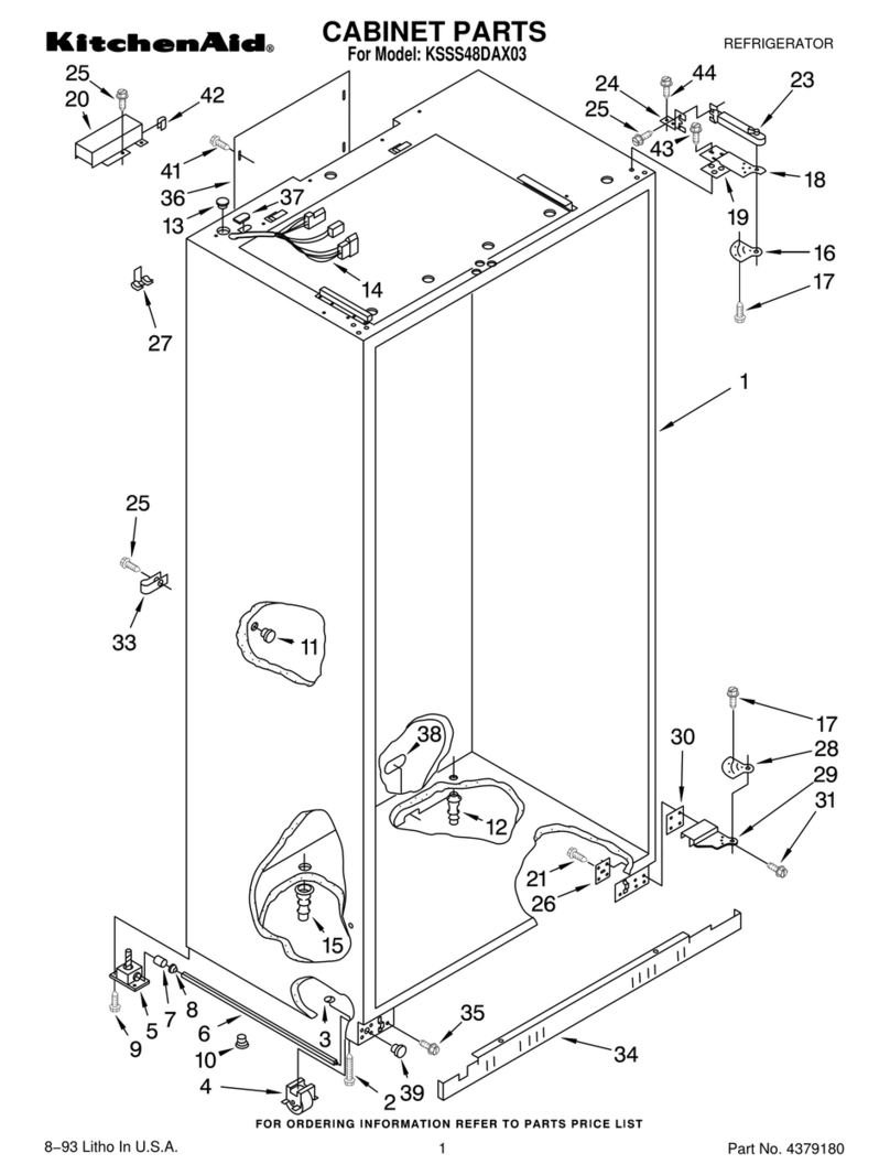 KitchenAid KSSS48DAX03 User manual