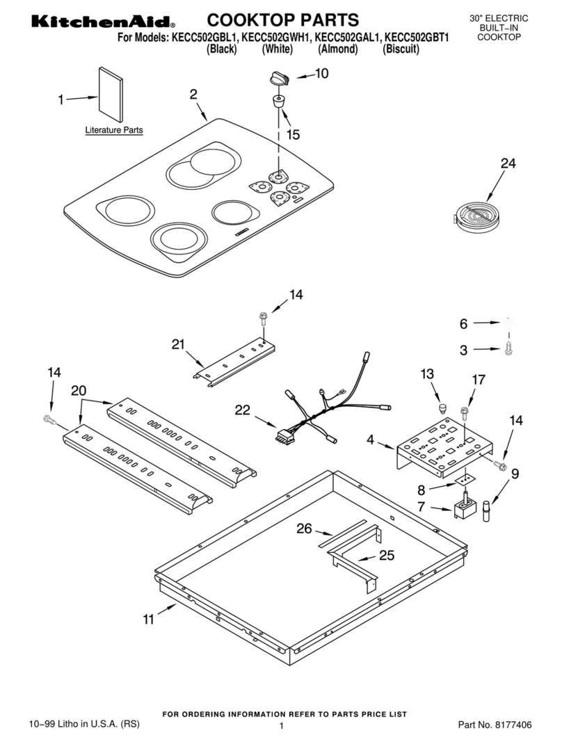 KitchenAid KECC502GAL1 User manual