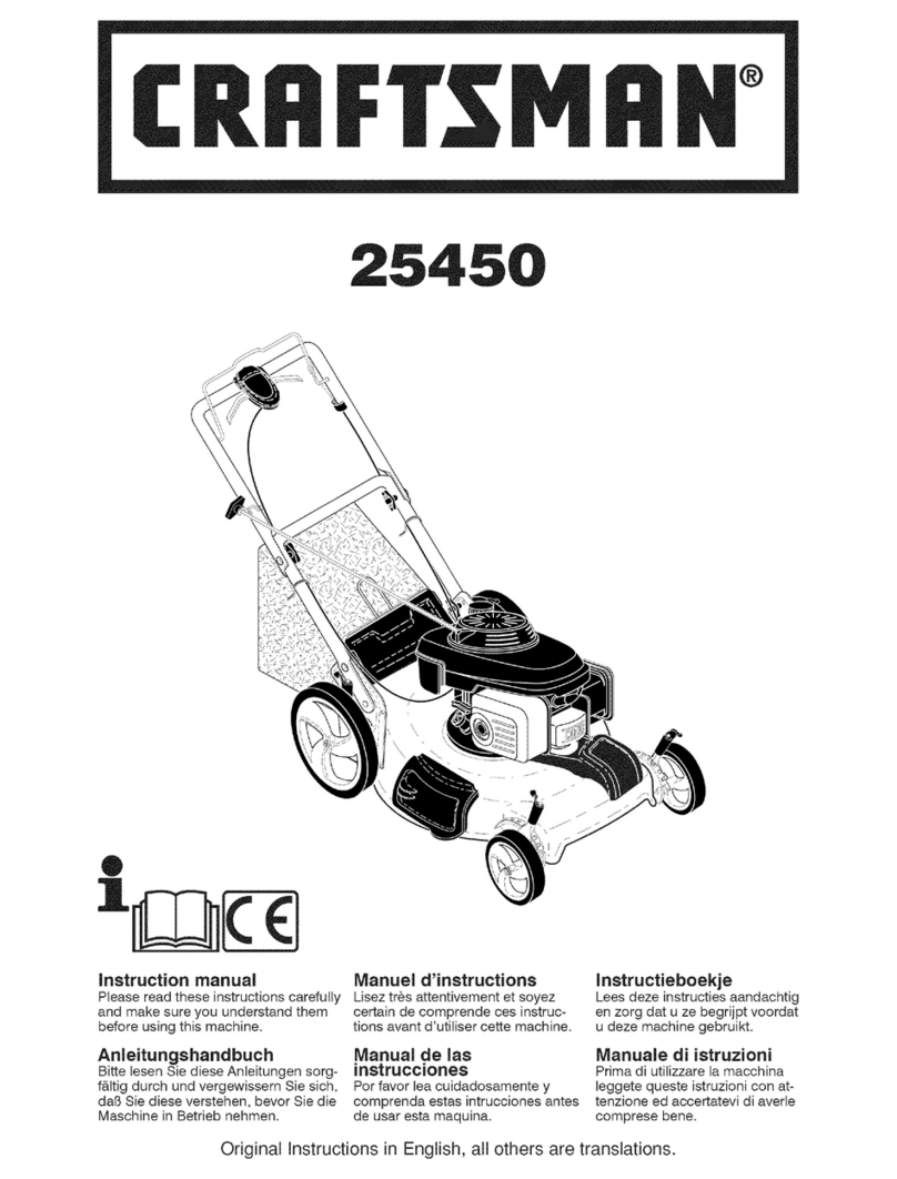 Craftsman 25450 instruction manual