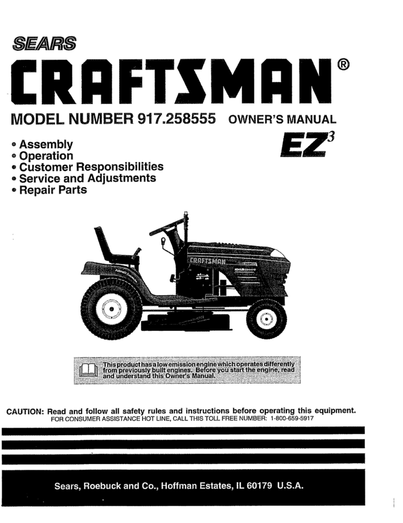 Craftsman EZ3 917.258555 owner's manual