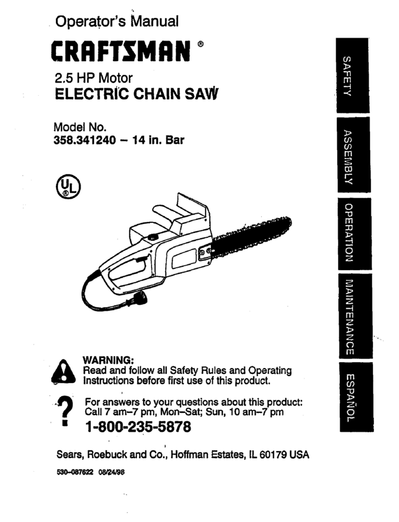 Craftsman 358.341240 User manual