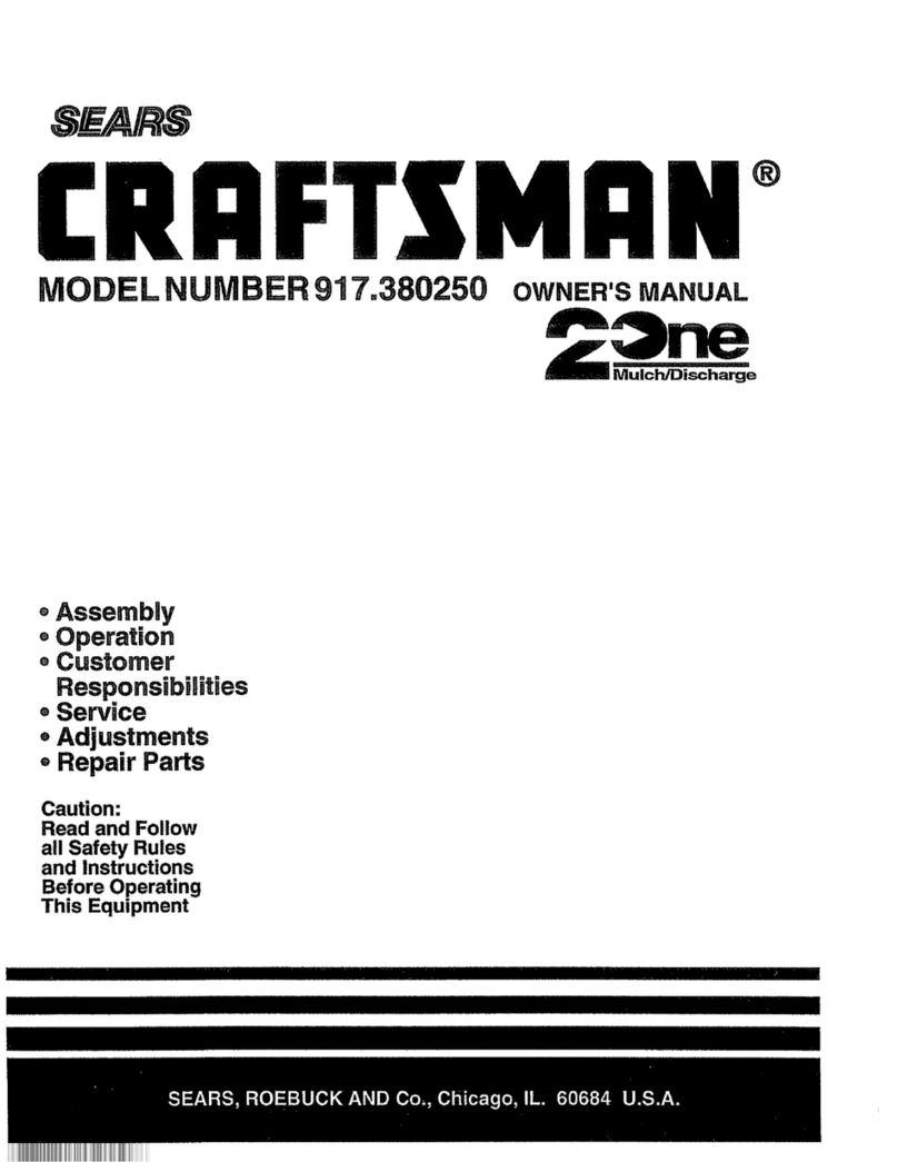 Craftsman 2One 917.380250 User manual