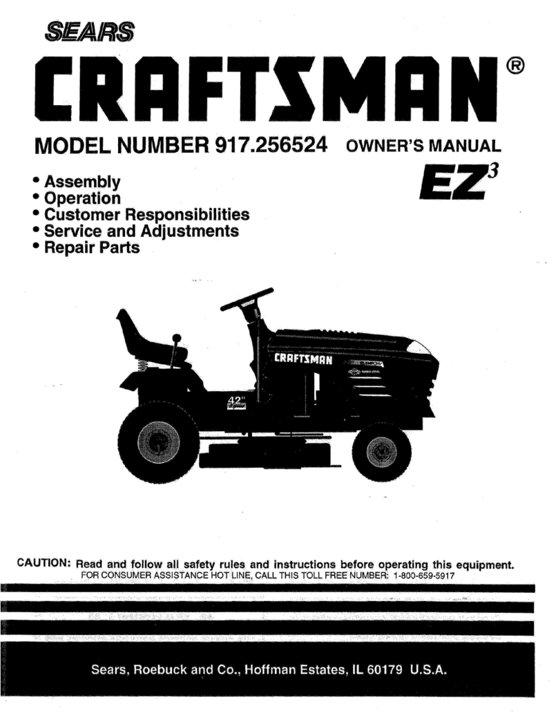 Craftsman EZ3 917.256524 User manual Craftsman EZ3 917.256524 User manual