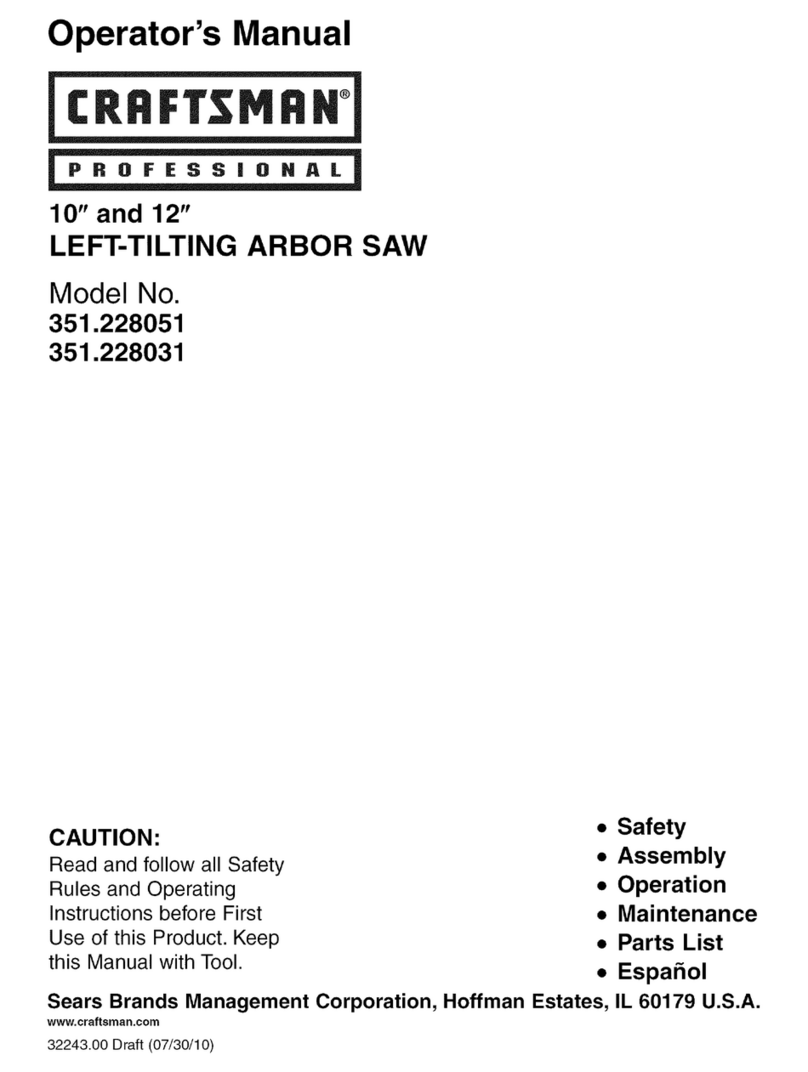 Craftsman 351.228031 User manual