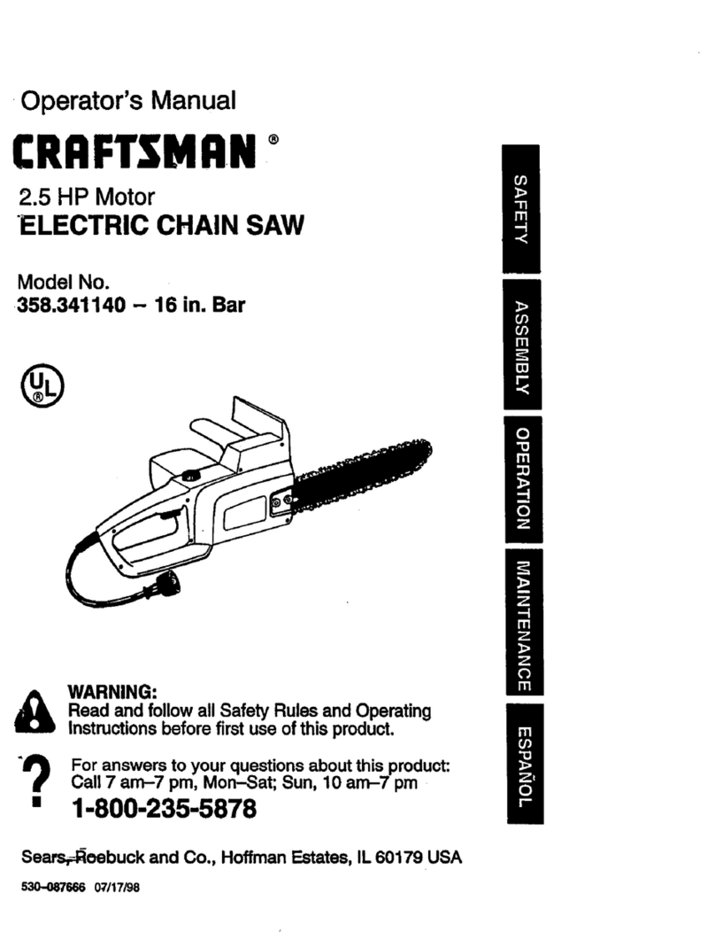 Craftsman 358.341140 User manual