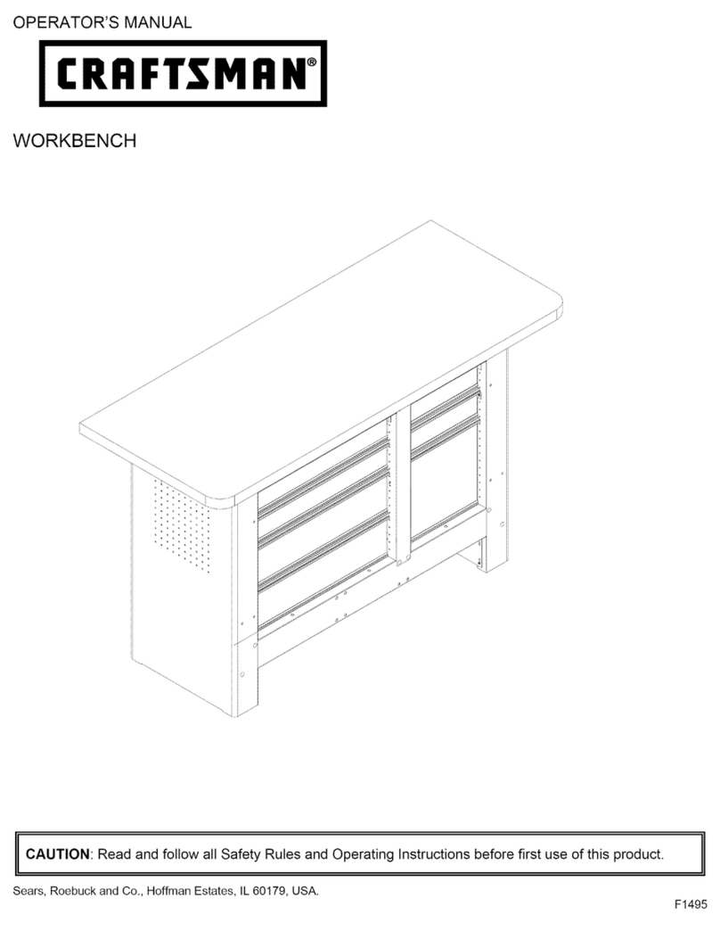 Craftsman Workbench User manual