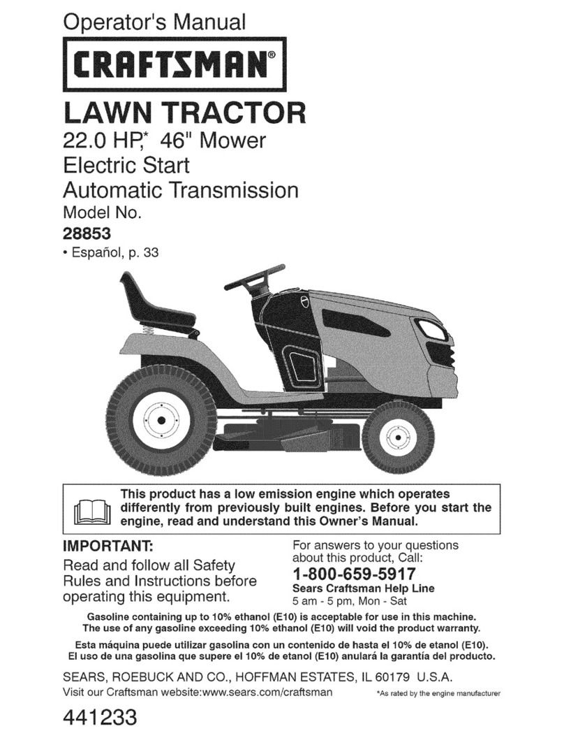Craftsman 28853 User manual