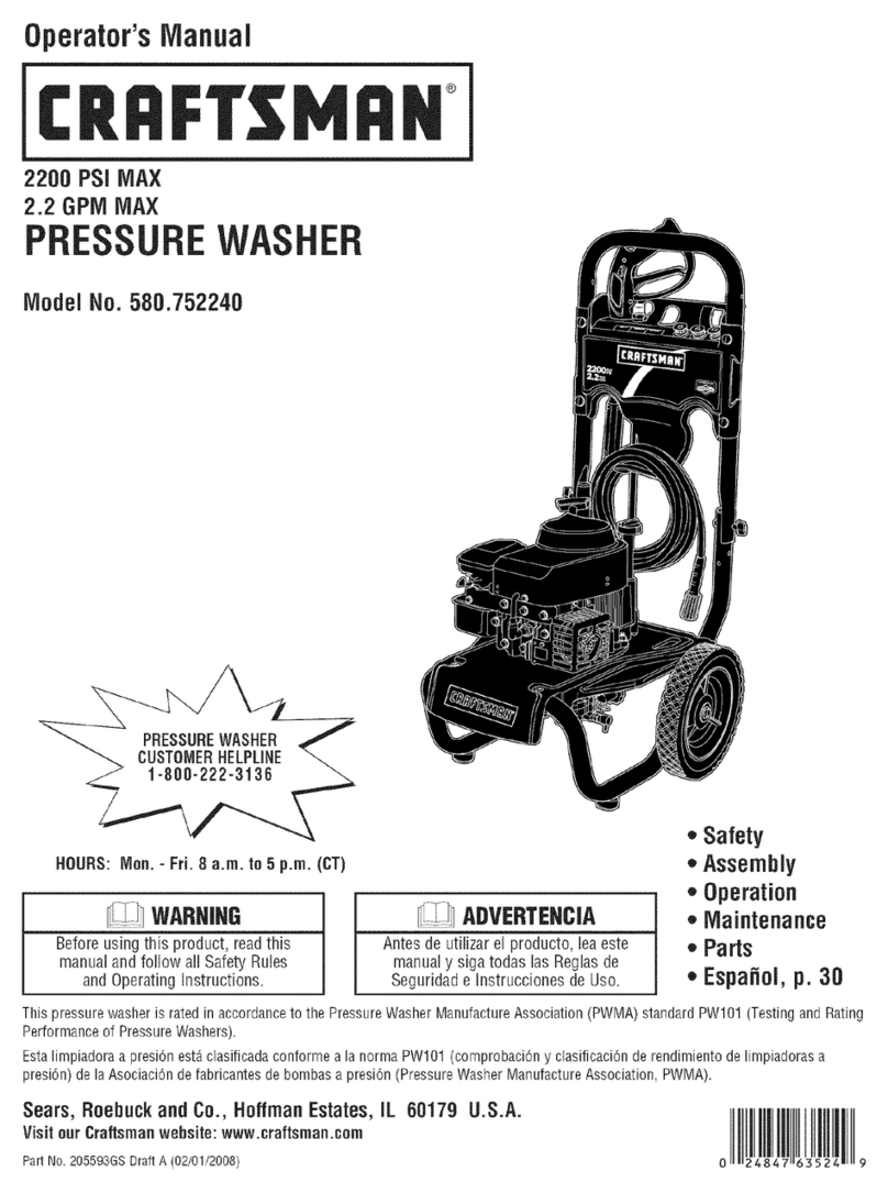 Craftsman 580.752240 User manual
