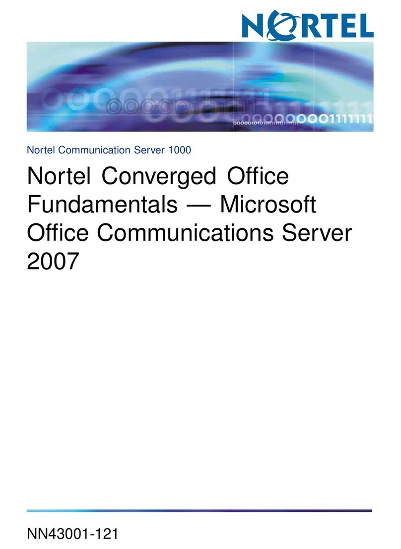 Nortel 1000 Con?guration guide Fundamentals