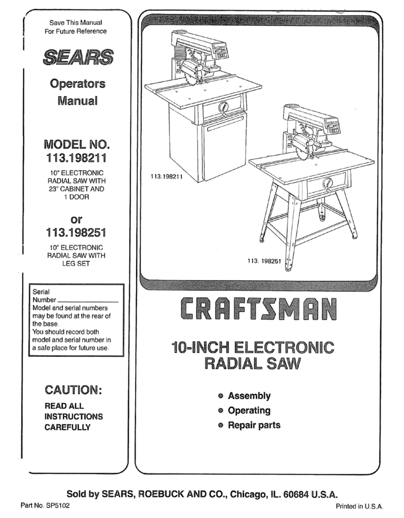 Craftsman 113.198251 User manual