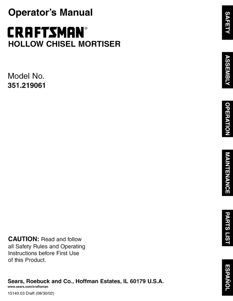 Craftsman 351.219061 User manual