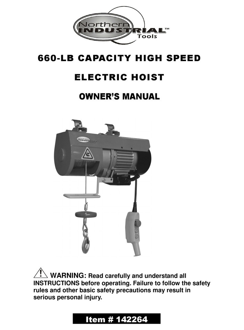 Northern Industrial Tools 142264 owner's manual