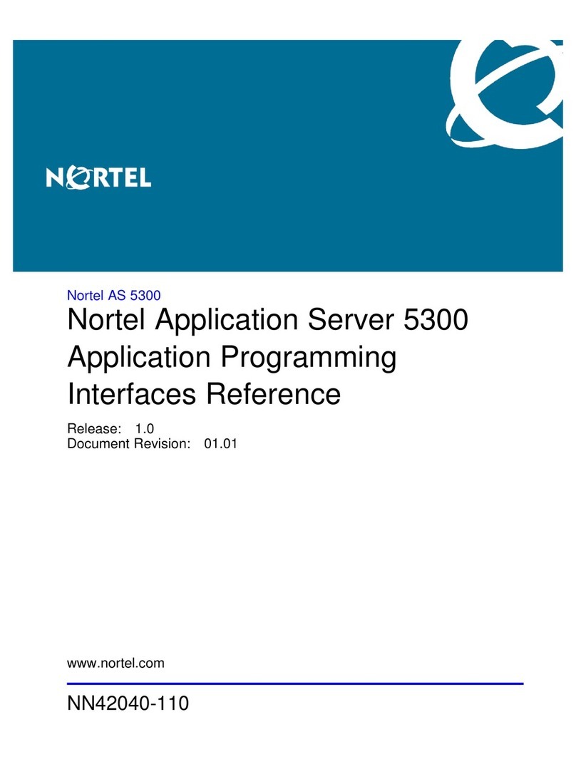 Nortel AS 5300 User guide