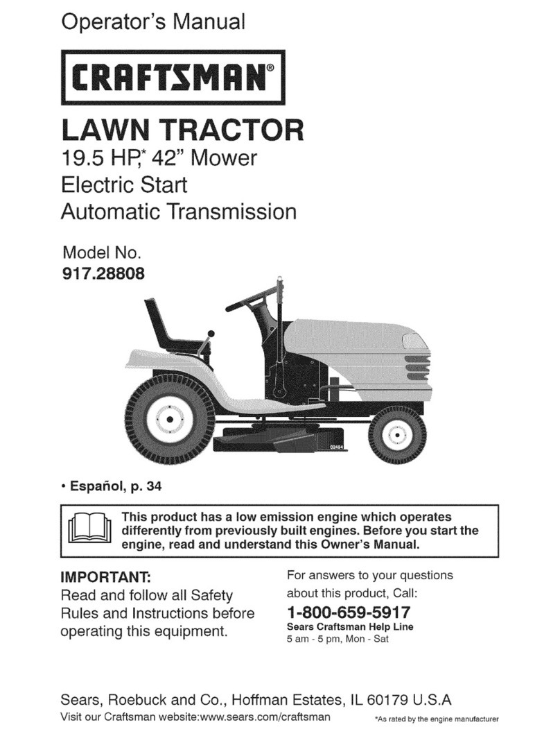 Craftsman 917.28808 Operator's manual