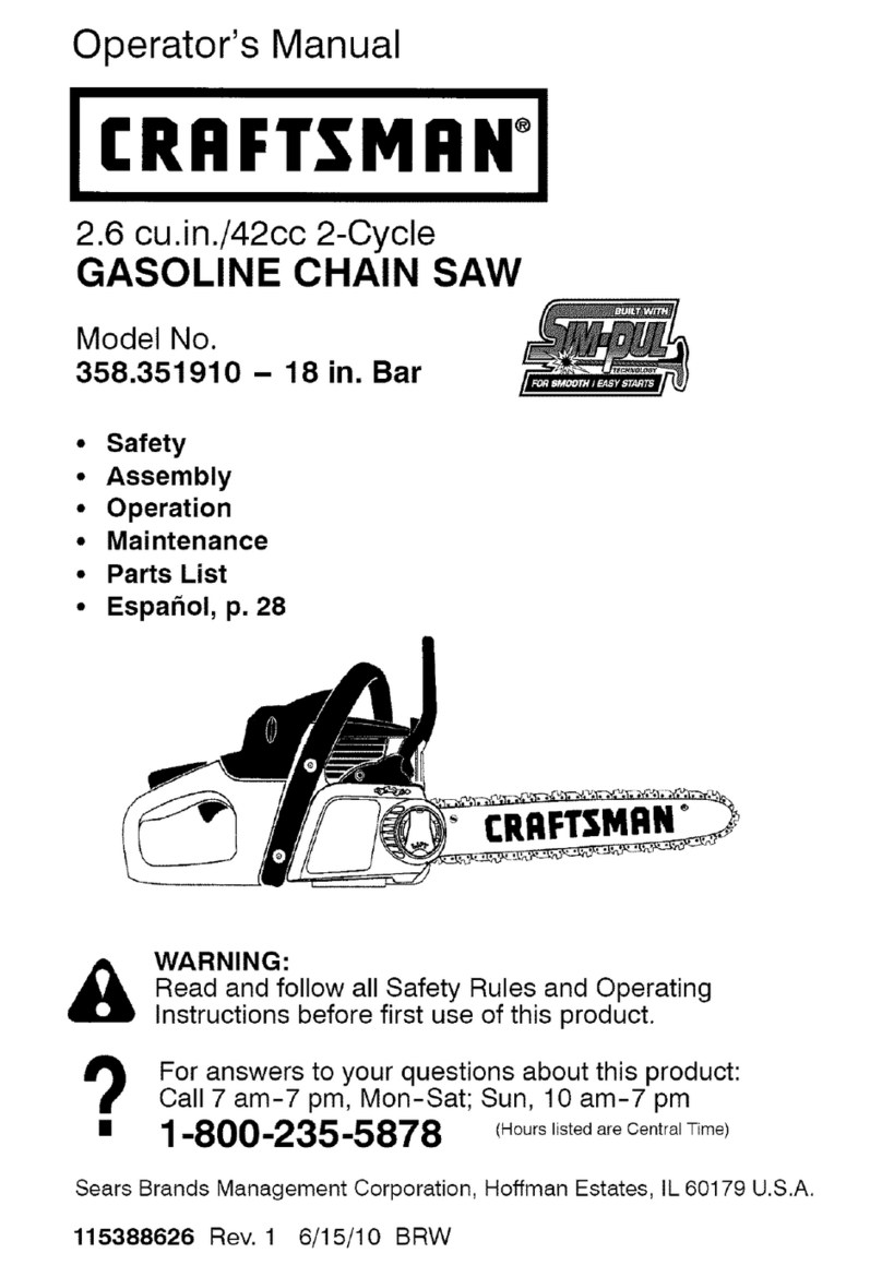 Craftsman 358.351910 User manual