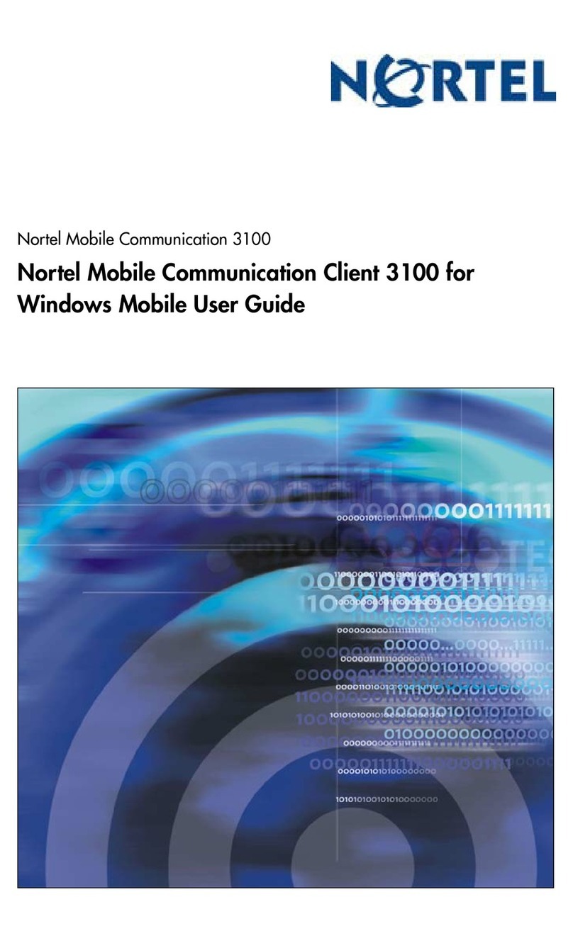 Nortel 3100 Series User manual