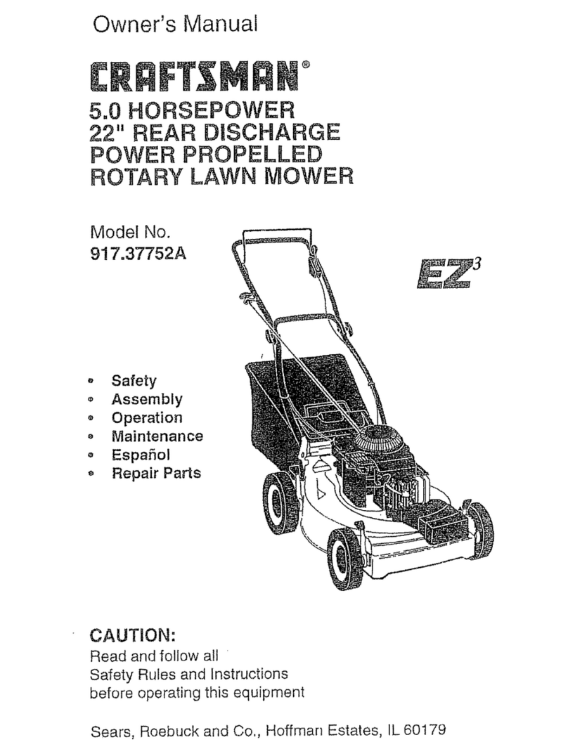 Craftsman EZ3 917.37752A owner's manual
