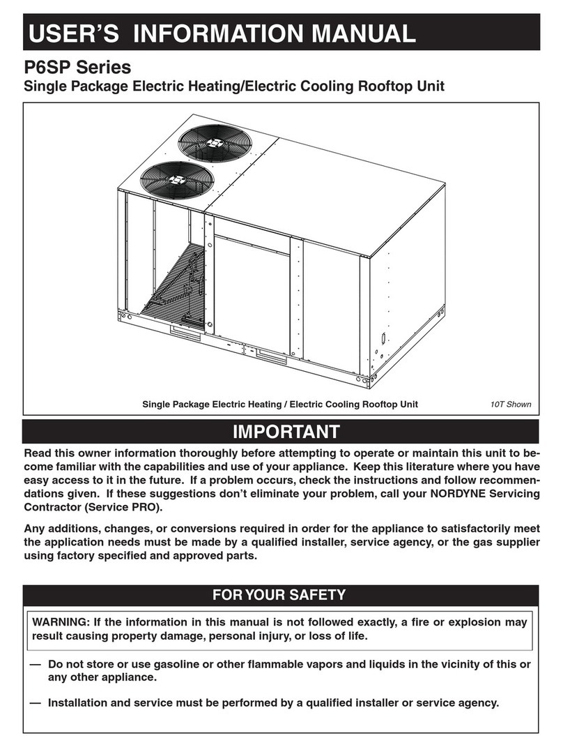 Nordyne P6SP Series Guide