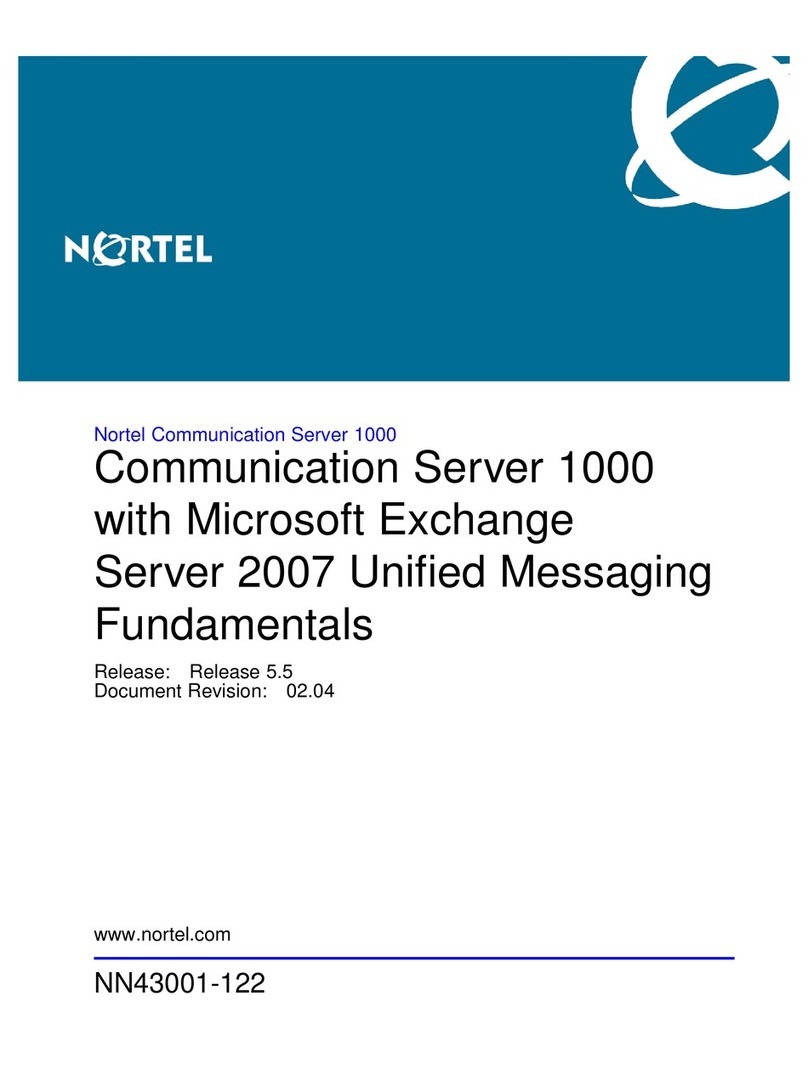 Nortel 1000 Con?guration guide User manual